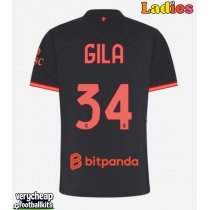 AC Milan Mario Gila #34 Replica Third Shirt Ladies 2026-27 Short Sleeve